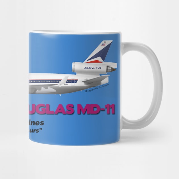 McDonnell Douglas MD-11 - Delta Air Lines "Widget Colours" by TheArtofFlying